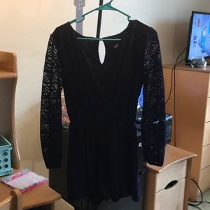 Navy Romper